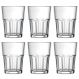 Jogo 6 Copos 200ml para Suco Água e Refrigerante Nadir Figueiredo em Vidro Transparente