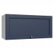 Armário Aéreo 70 cm 1 Porta Basculante Branco/Azul Vik Madesa