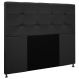 Cabeceira Cama Box Casal Queen 160cm Safira Suede I02 Preto - Mpozenato