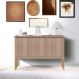 Buffet Moderno 3 Portas Londres Montana Dourado