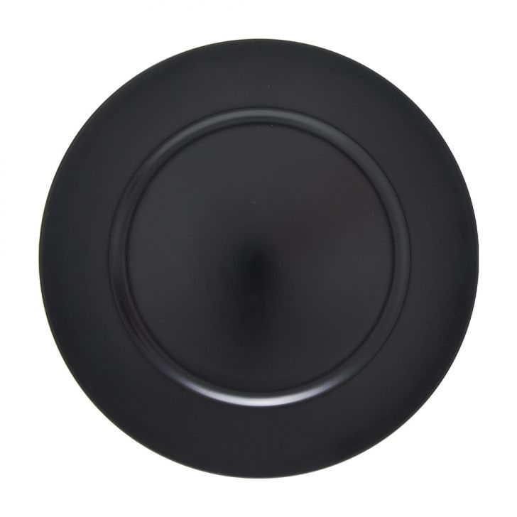 Sousplat Basic Preto