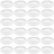 Kit 24 Pratos de Melamina Brancos para Restaurantes Hotéis Bares 25,5cm para Servir Lyor
