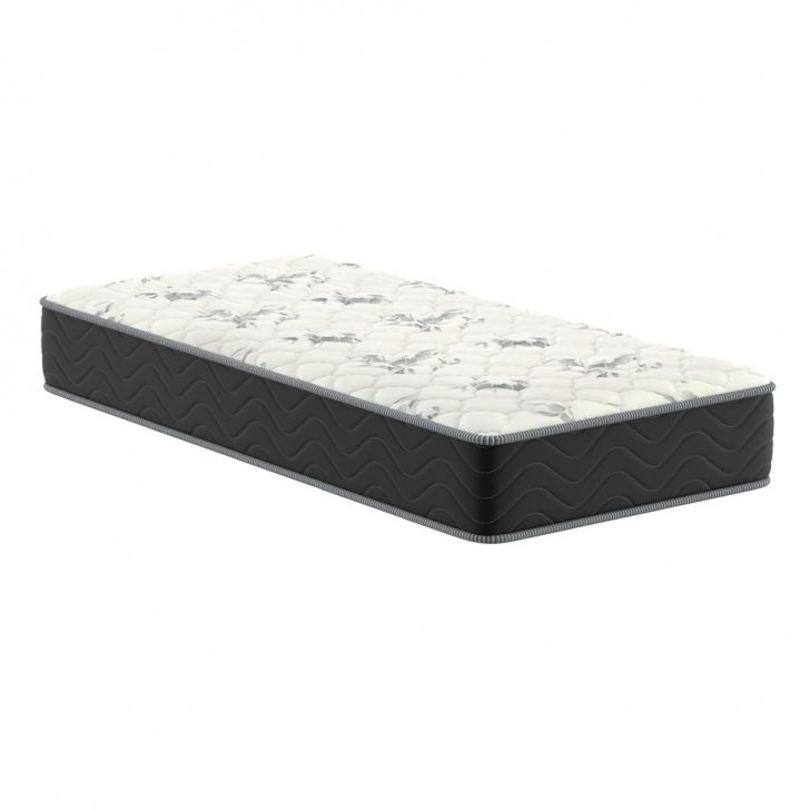 Colchão Solteiro Jade D28 (24x88x188) Preto E Branco