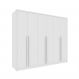Guarda-Roupa Casal Poenia 6 Portas 6 Gavetas Neve