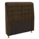 Cabeceira Casal Queen 160cm Ana Para Cama Box Suede Marrom - DS Estofados