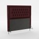 Cabeceira Pegasus 140 Decorativa de Cama Casal N-034 Veludo Bordô Aradecor