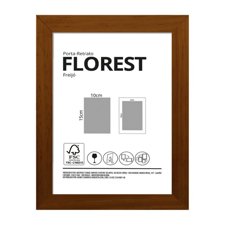 Porta-Retrato 10x15 Florest Freijó