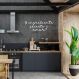 Frase de Parede Cozinha Ingrediente Secreto 60x21 Branco