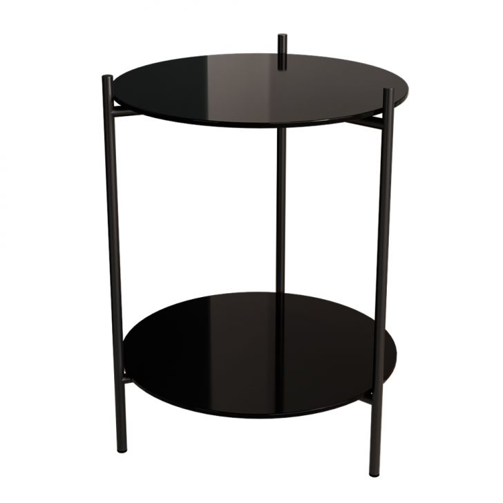 Mesa Lateral Marbella Premium Preta