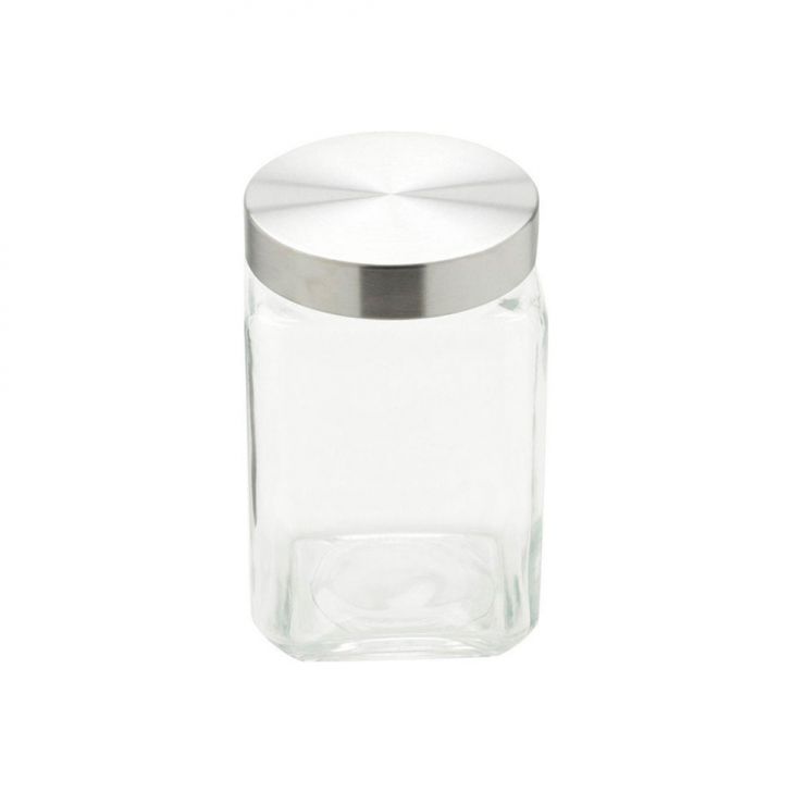 Porta Mantimento Ollam Ll Prateado 1,6 L