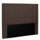 Cabeceira Estofada Cama Box Casal Queen Size Verona 160cm Suede Café - Desk Design