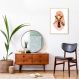 Quadro Bubble Girafa 60x43 Filete Marfim