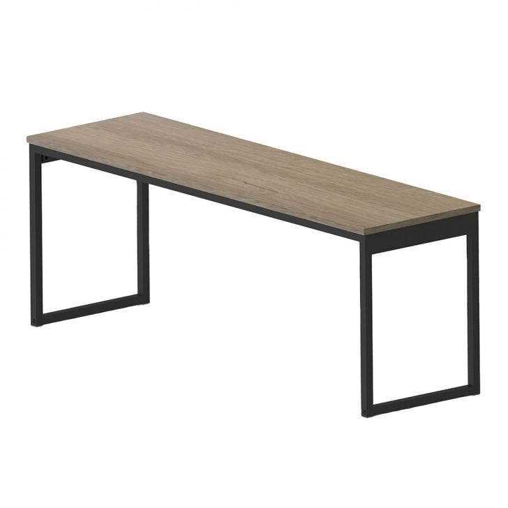 Banco | Banqueta de Jantar 2 Lugares UrbnFlex Preto e Mel