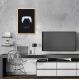 Quadro Gamer Glitch Controle PS Buttons 100x70 Caixa Marfim