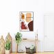 Quadro Bohemian Lines Earthy 60x43 Filete Marrom