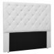Cabeceira Estofada Cama Box Casal Queen Size Tânia 160cm Corano Branco - Desk Design