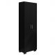 Livreiro 5 Prateleiras c/ Portas Grandes Office Preto