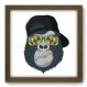 Quadro Decorativo - Bad Monkey - 134qdsm