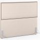 Cabeceira Cama Box Queen Com Tachas 160 cm Vicenza L02 Suede Bege - Lyam Decor
