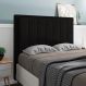 Cabeceira Casal Cama Box 140cm para Quarto Opala Suede Preto M11 - D'Rossi