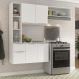 Armário de Cozinha Compacta com Balcão Sofia Multimóveis V2001 - Branco
