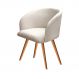 Poltrona Decorativa Atenas - Linho Bege