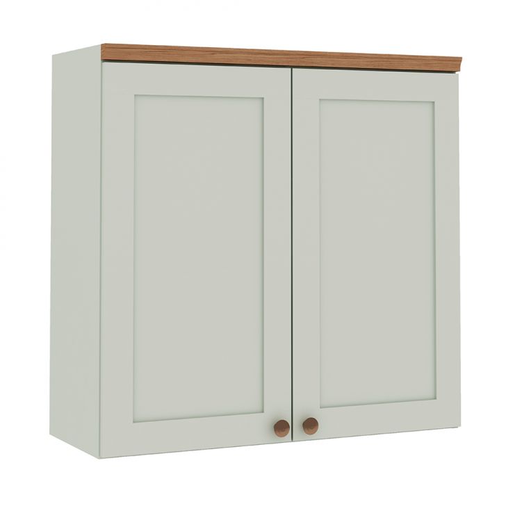 Armário Aéreo Iluminata 2 Portas Mint 80 cm