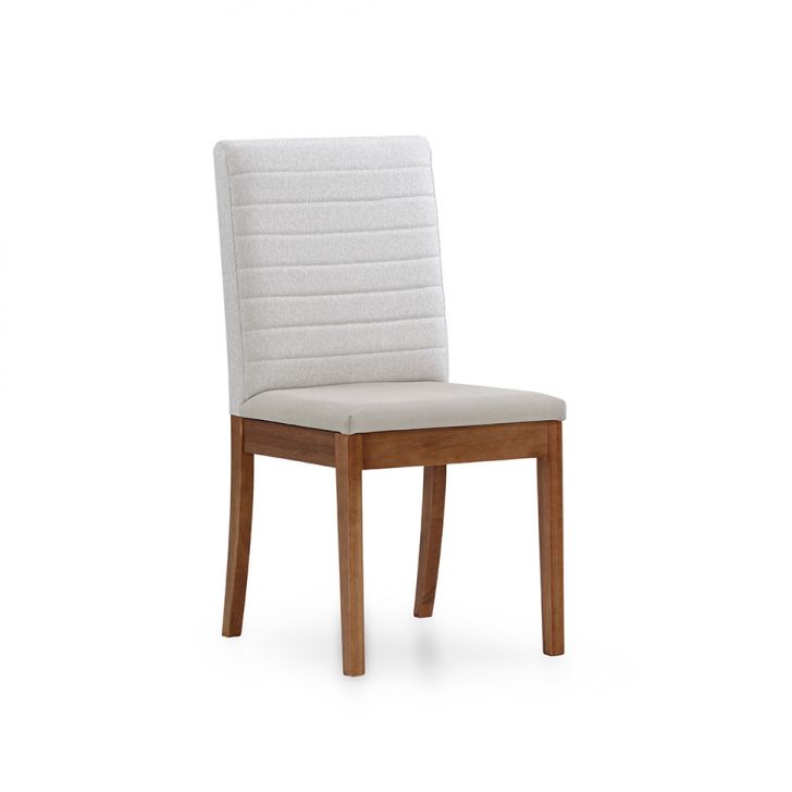 Cadeira Torres Poliéster Bege e Cru