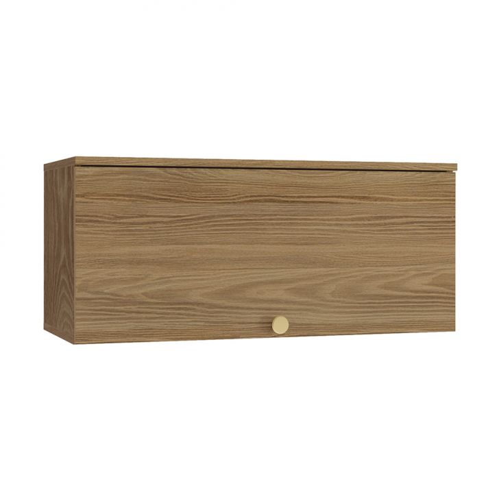 Armário Aéreo Botanic 1 Porta Nogueira 80 cm