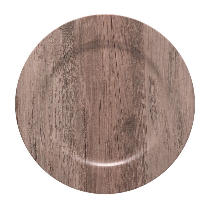 Sousplat Galles Flat Amadeirado Claro