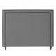 Cabeceira Cama Box Casal Queen Size Maísa 160cm Com Frame Linho Cinza - Desk Design