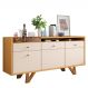 Buffet Aparador Sollare com 2 Portas e 2 Gavetas Cinamomo/Off White - HB Móveis