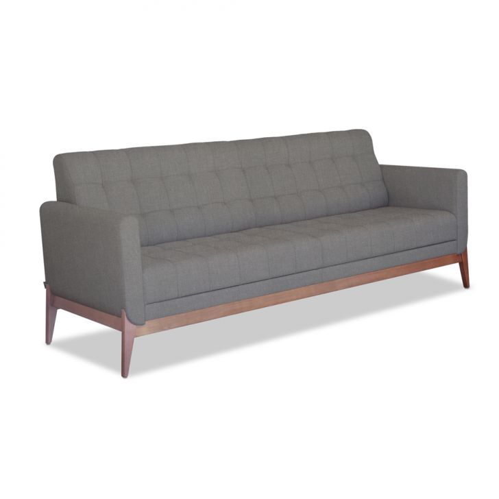 Image of Sofá  3 Lugares Brooks Linho Cimento 180 Cm PLA-AL380UP66HDPMOB