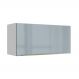 Armário Aéreo 70 cm 1 Porta Branco/Cinza Lux Madesa
