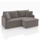 Image of Sofá 3 Lugares Retrátil e Reclinável Stilo Veludo Avelã 234 cm MO173UP56QIDMOB