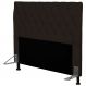 Cabeceira Cama Box Casal Queen 160cm Cristal Corino Marrom - JS Móveis