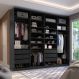Image of Guarda-Roupa Closet 100% MDF 6 Gavetas Preto MO895CL56NNVMOB