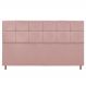 Cabeceira Estofada Damares 195 cm King Size Com Botonê Suede Rosê - Amarena Móveis