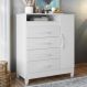 Cômoda Reyna 4 Gavetas Branco