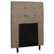 Cabeceira Cama Box Solteiro 90cm Luna I02 Sintético Bege - Mpozenato