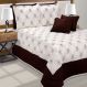 Cobre-Leito Queen Cetim Serena Tabaco
