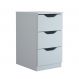 Gaveteiro Workspace 3 Gavetas Branco