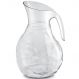 Jarro De Plástico Com Alça 2,3L Jarra Tango Para Água E Suco Transparente Translúcido UZ