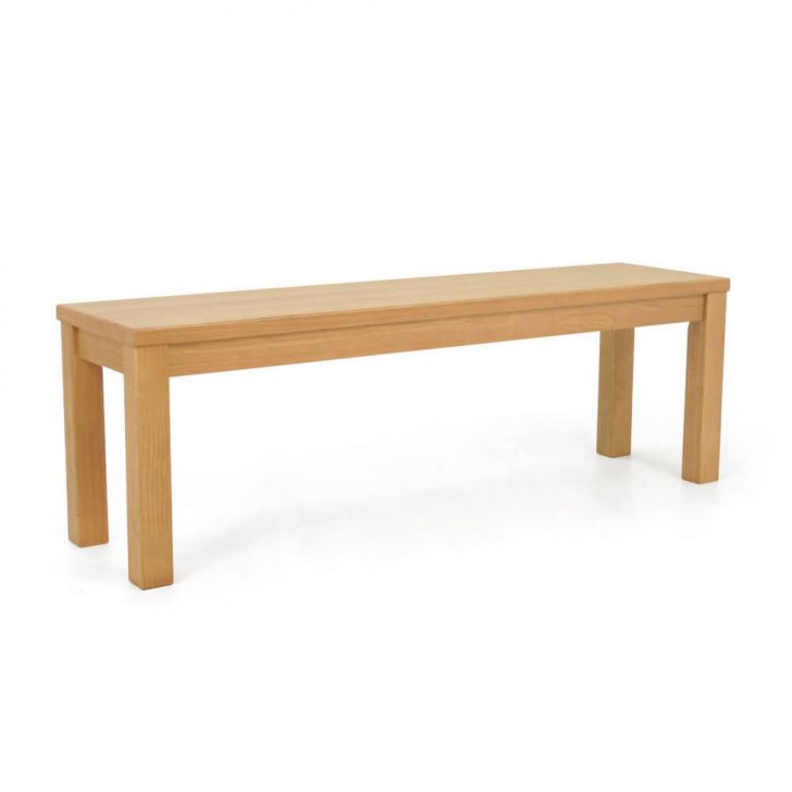 Banco | Banqueta de Jantar 2 Lugares Macaúba Madeira Maciça Amêndoa