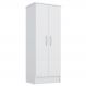 Armário Multiuso 2 Portas 3 Prateleiras Viena D02 Branco - Mpozenato