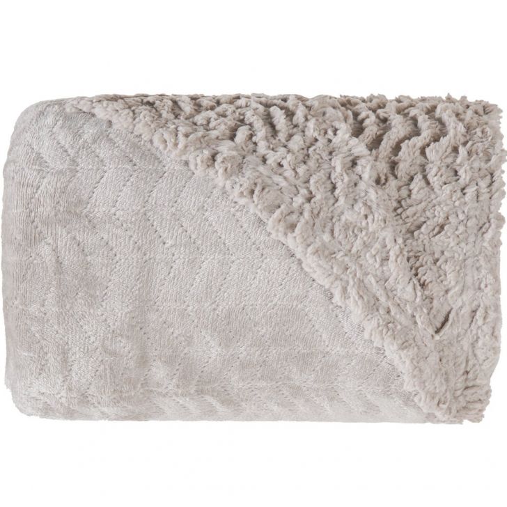 Cobertor Queen Sherpa Toque Pele de Carneiro Dupla Face 220x240cm Camurça