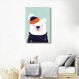 Quadro Infantil Urso na Neve 43x30 Sem Moldura
