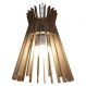 Lustre Luminária Pendente de Madeira MDF Mod. Oca