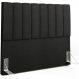 Cabeceira Cama Box Casal 140 cm Dália W01 Poliéster Preto - Lyam
