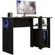 Mesa Gamer Slim Preto Fosco Texturizado PLLA